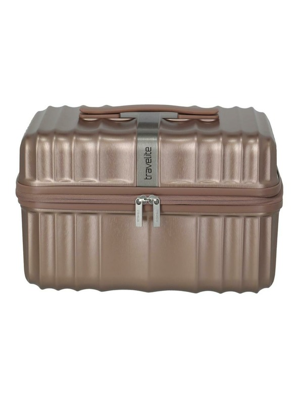 Travelite Kosmetiktasche Travelite Paros Beauty Case Cappuccino