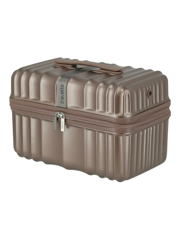 Travelite Kosmetiktasche Travelite Paros Beauty Case Cappuccino