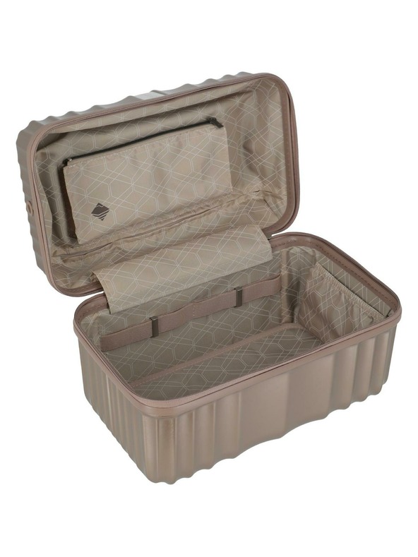 Travelite Kosmetiktasche Travelite Paros Beauty Case Cappuccino