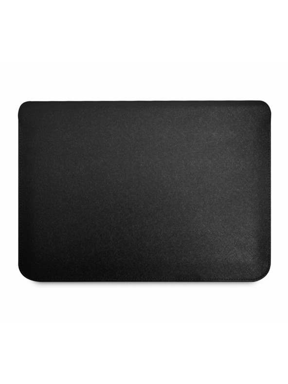 Guess Guess Saffiano Triangle Metal Logo Computer Sleeve 13/14" Schwarz