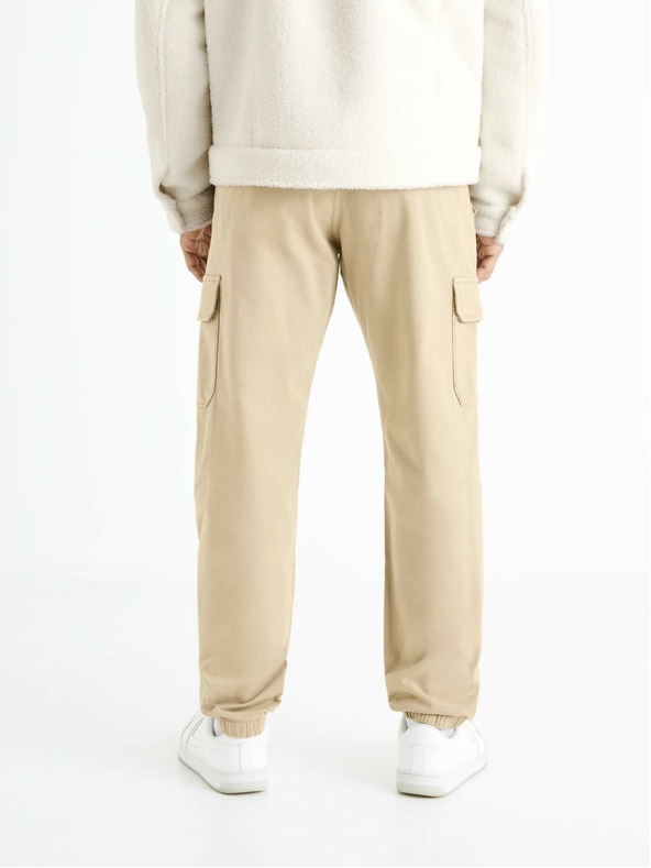 Celio Beige Herrenhose mit Taschen Celio Solyte