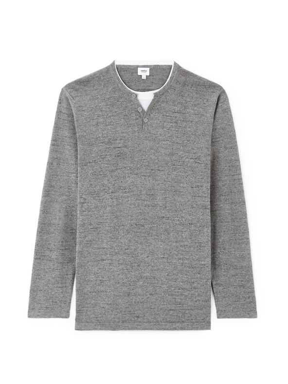 Celio Grauer Herren Celio Gelano Pullover