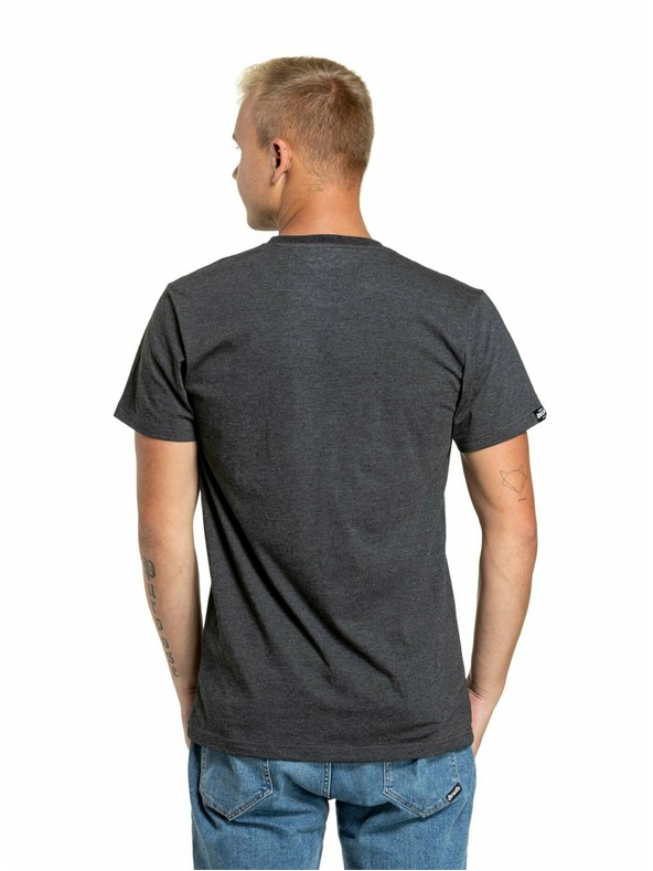 Meatfly Meatfly Herren T-Shirt Multipack MF Logo Charcoal Heather/Olive/Navy Heather | Grau
