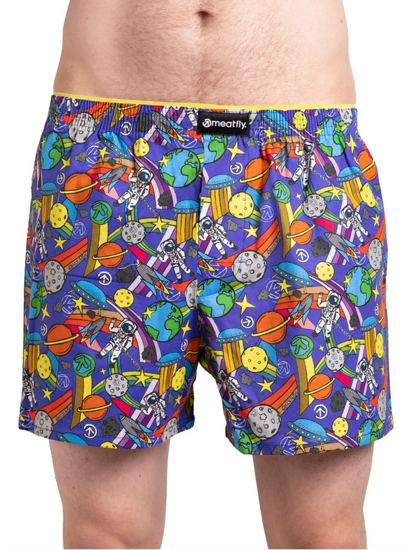 Meatfly Meatfly Herren-Boxershorts Agostino Cosmo Gift Pack | Blau | Größe