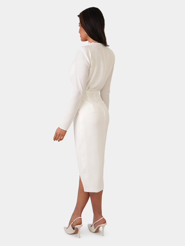 Edoti REBECCA Midi-Kleid - Cremeweiß