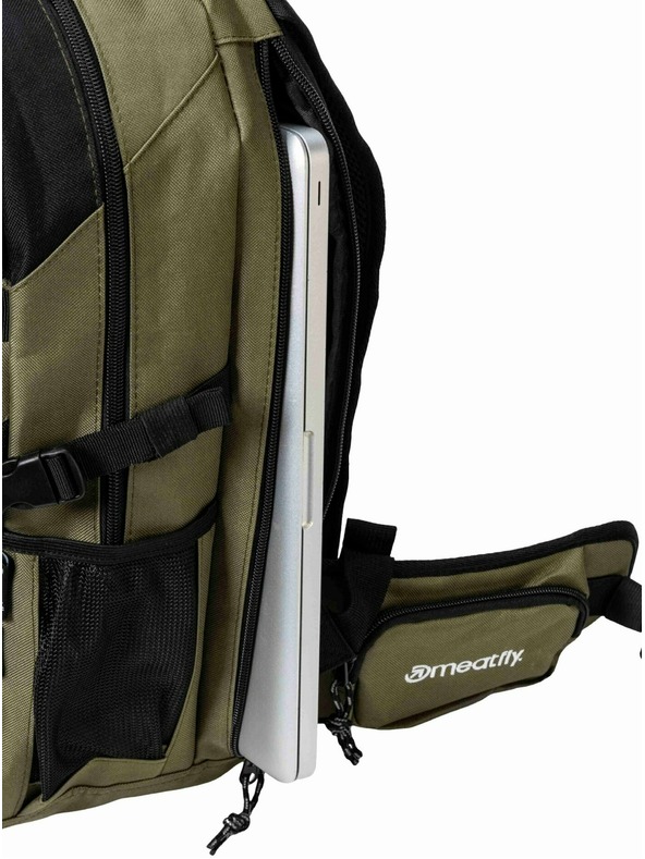 Meatfly Meatfly Rucksack Ramble Olivine 26 L | Schwarz | Volumen 26 L