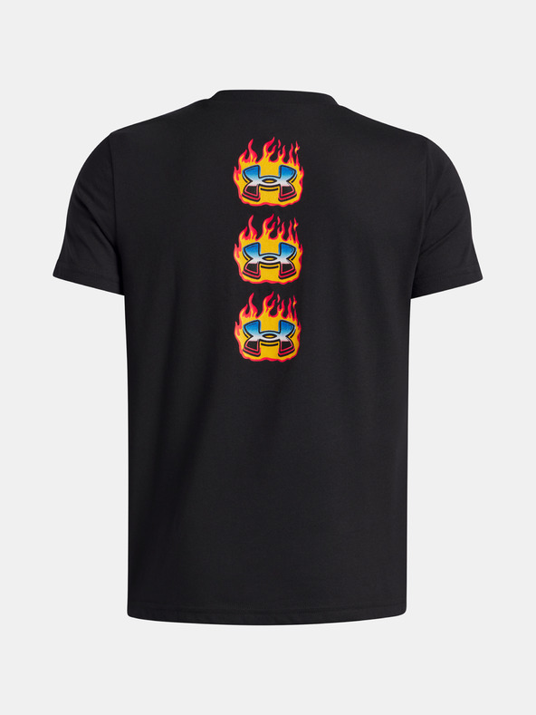 Under Armour Jungen T-Shirt Under Armour UA Flame WM SS-BLK