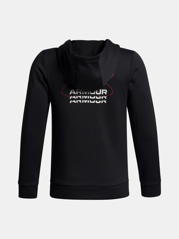 Under Armour Jungen Hoodie Under Armour UA Armour Flc Retro Grphc HD-BLK