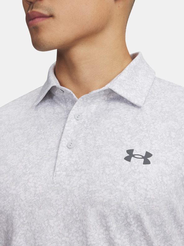 Under Armour Herren Under Armour UA Playoff 3.0 Gedrucktes Polo-WHT
