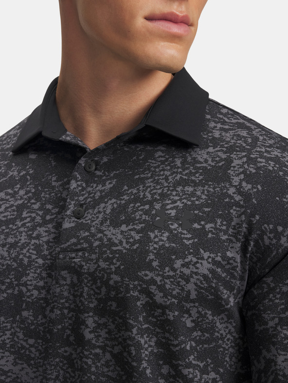 Under Armour Herren-Poloshirt Under Armour UA Playoff 3.0 Printed Polo-BLK