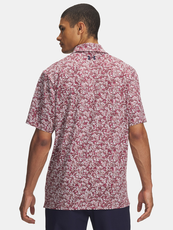 Under Armour Herren-Poloshirt Under Armour UA Playoff 3.0 Printed Polo-PNK