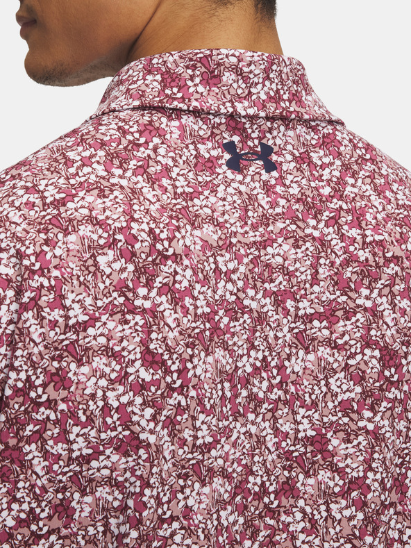 Under Armour Herren-Poloshirt Under Armour UA Playoff 3.0 Printed Polo-PNK