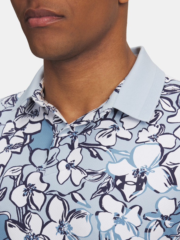 Under Armour Herren-Shirt Under Armour UA Drive Chill Printed Polo-BLU