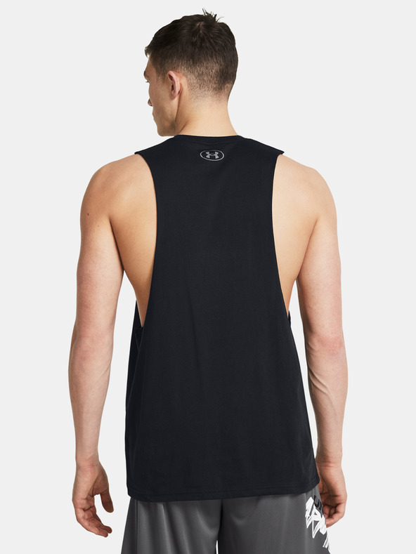 Under Armour Herren-Top Under Armour UA LEFT CHEST CUT OFF TANK-BLK