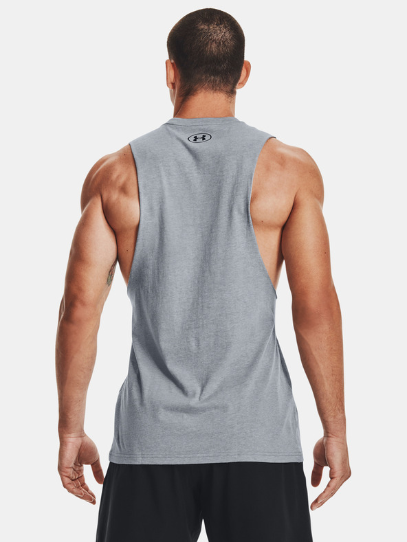 Under Armour Herren-Top Under Armour UA LEFT CHEST CUT OFF TANK-GRY
