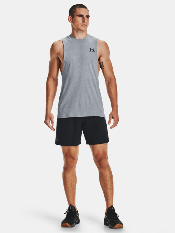 Under Armour Herren-Top Under Armour UA LEFT CHEST CUT OFF TANK-GRY
