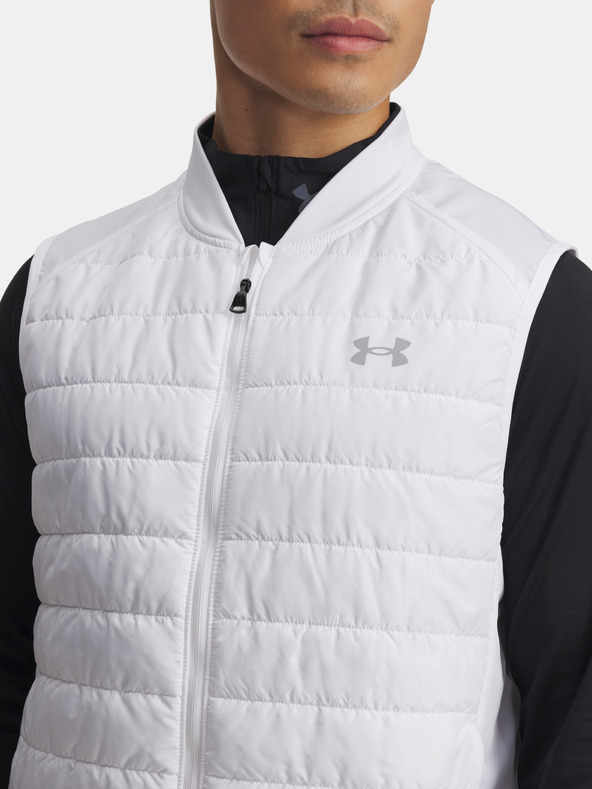 Under Armour Herren Weste Under Armour UA Launch Insulated Vest-WHT