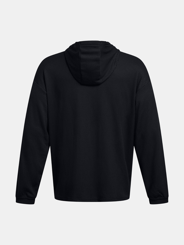 Under Armour Herren-Sweatshirt Under Armour UA Rival Waffle Hoodie-BLK