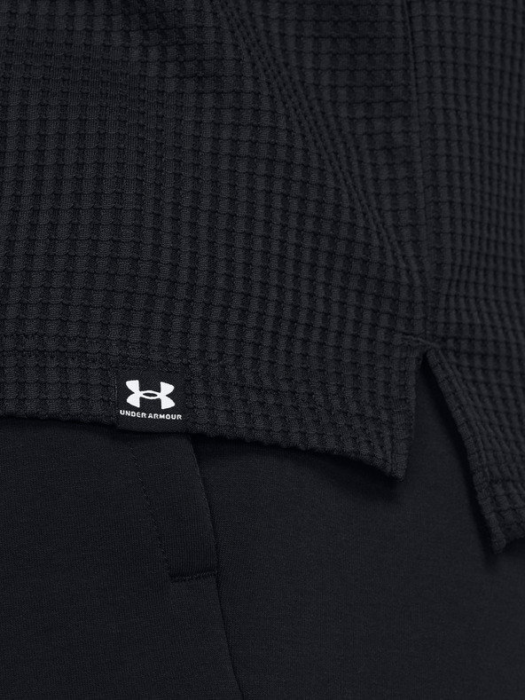 Under Armour Herren-Sweatshirt Under Armour UA Rival Waffle Hoodie-BLK