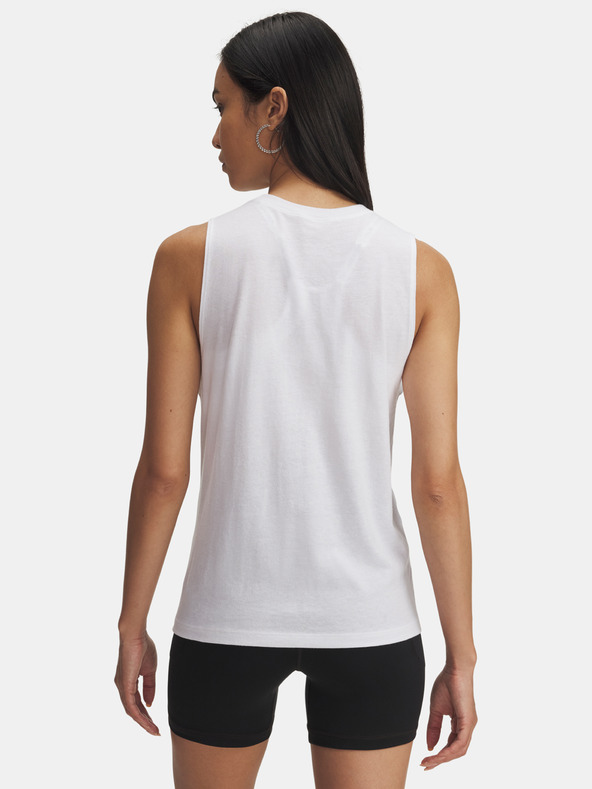 Under Armour Damen Tank Top Under Armour UA Logo Tank-WHT