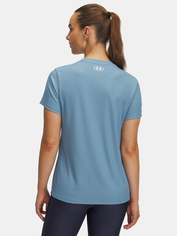 Under Armour Damen T-Shirt Under Armour Tech Rib SSC-BLU