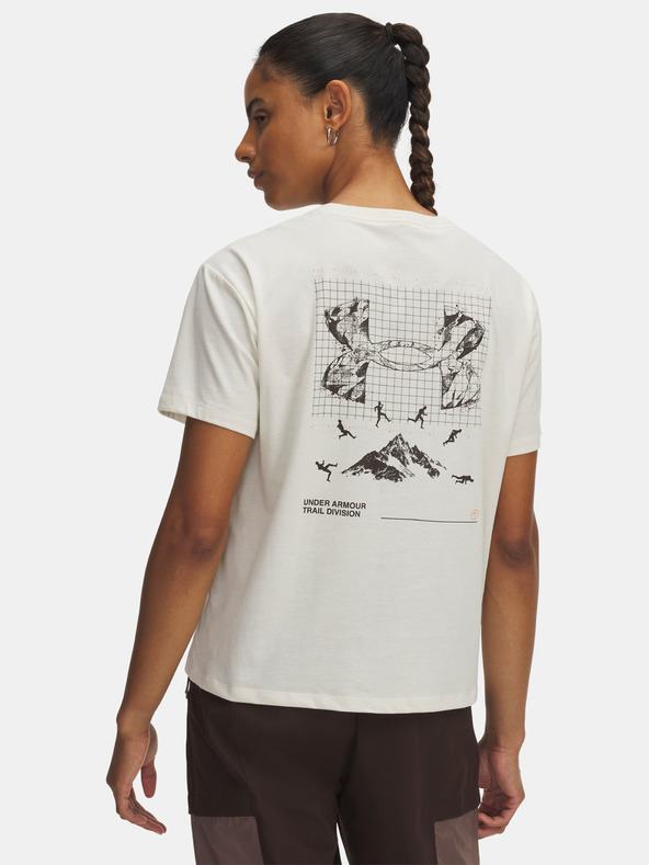 Under Armour Damen T-Shirt Under Armour UA Trail Run Graphic-BRN
