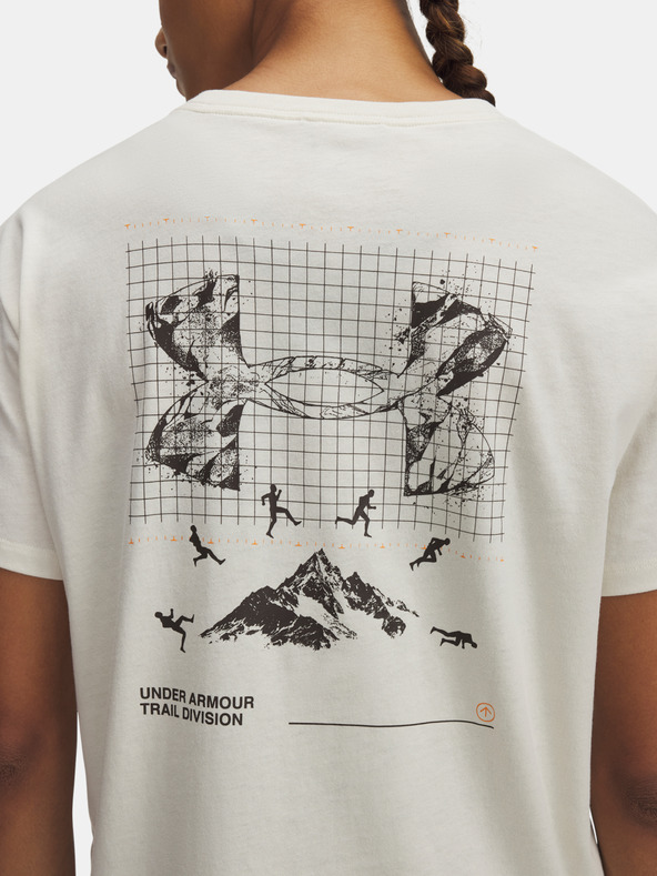 Under Armour Damen T-Shirt Under Armour UA Trail Run Graphic-BRN