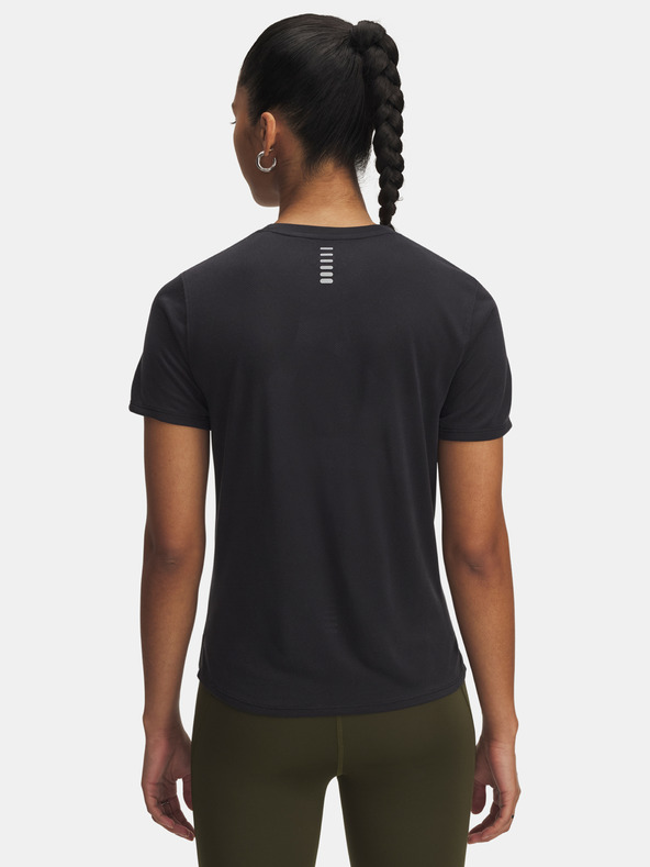 Under Armour Damen T-Shirt Under Armour UA Launch Jacquard SS-BLK