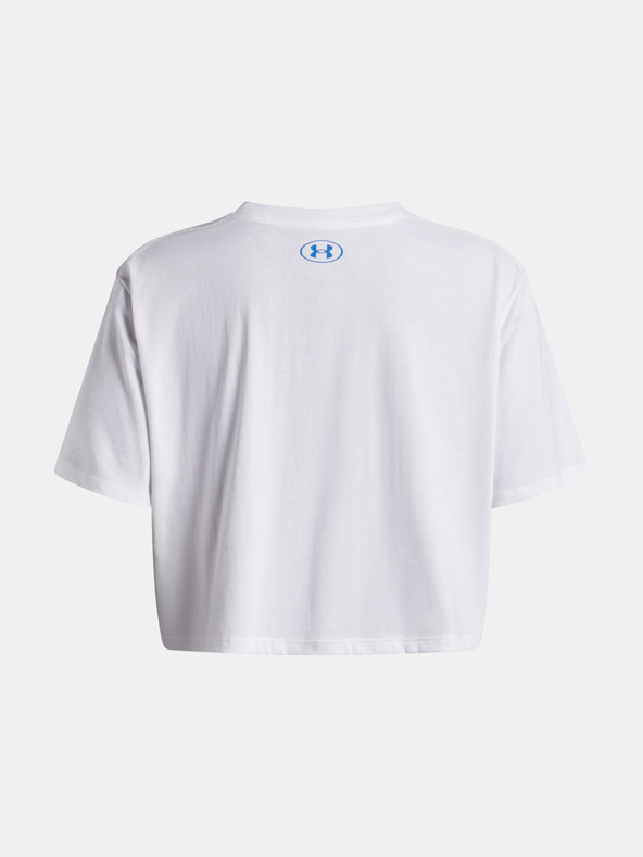 Under Armour Damen T-Shirt Under Armour UA Varsity OS SS-WHT