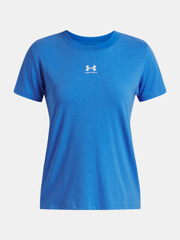 Under Armour Damen T-Shirt Under Armour UA Rival Core SS-BLU