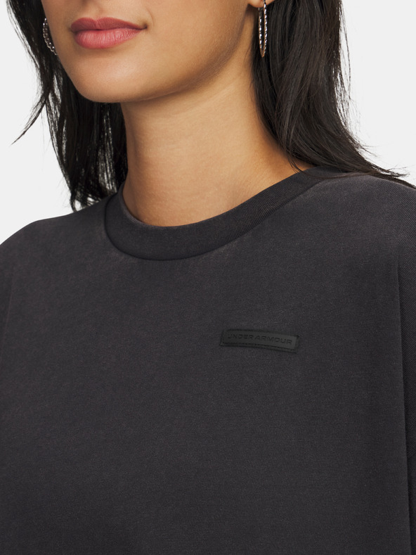 Under Armour Damen T-Shirt Under Armour UA HWT Boxy Wash SS-BLK