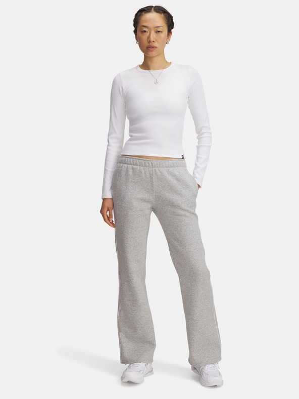 Under Armour Damen-Sporthose Under Armour UA Rival Flc Piped Pant-GRY