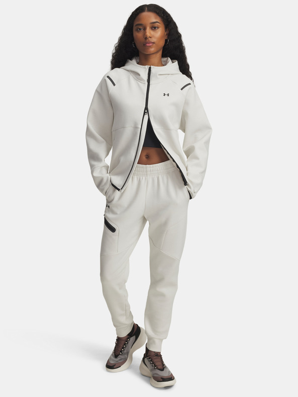 Under Armour Damen Sweatjacke Under Armour Unstoppable Fleece FZ-WHT