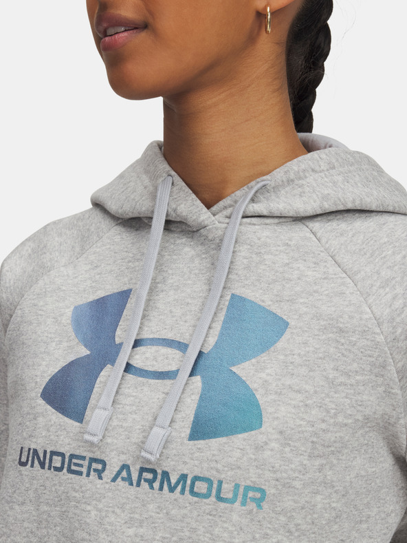 Under Armour Damen Sweatjacke Under Armour UA Rival Flc Shimmer Hdy-GRY