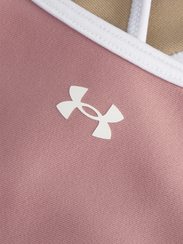 Under Armour Damen Sport-BH Under Armour UA Crossback Mid Open Back-PNK