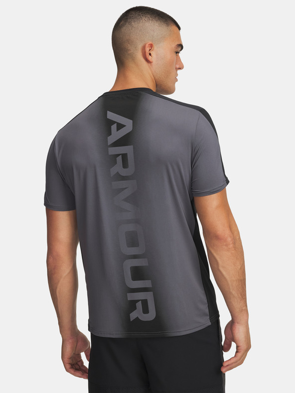 Under Armour Herren T-Shirt Under Armour UA HG Wordmark SS-GRY