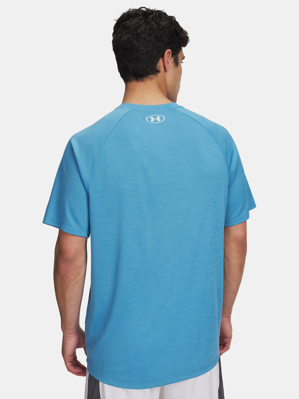 Under Armour Herren T-Shirt Under Armour UA Tech Textured SS-BLU