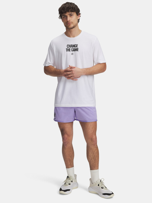 Under Armour Herren T-Shirt Under Armour Curry Playable Tee 1-WHT