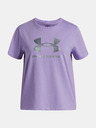 Under Armour Mädchen T-Shirt Under Armour UA G Rival Shimmer SS-PPL