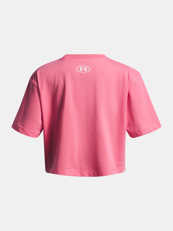 Under Armour Mädchen T-Shirt Under Armour UA Rival SS-PNK