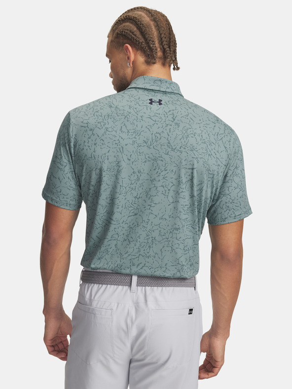 Under Armour Herren-Shirt Under Armour UA Playoff 3.0 Bedrucktes Polo-GRN