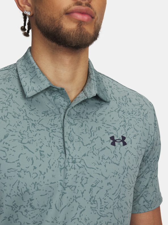 Under Armour Herren-Shirt Under Armour UA Playoff 3.0 Bedrucktes Polo-GRN
