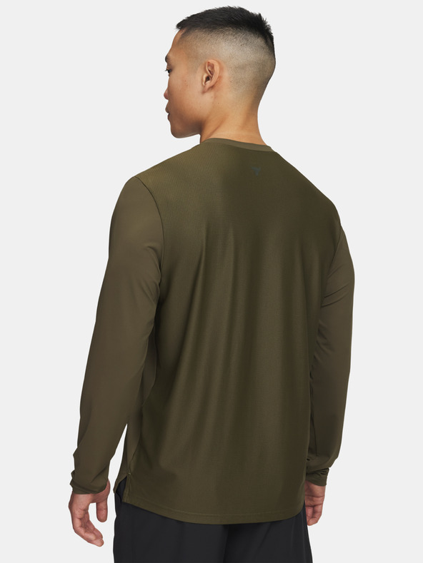 Under Armour Herren T-Shirt Under Armour Pjt Rck Iso Chill LS-GRN