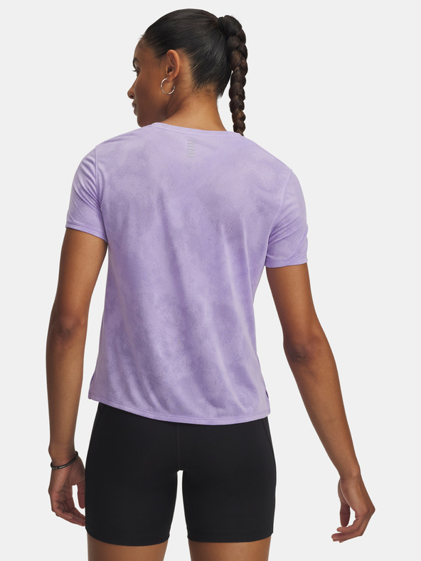 Under Armour Damen T-Shirt Under Armour UA Launch Jacquard SS-PPL