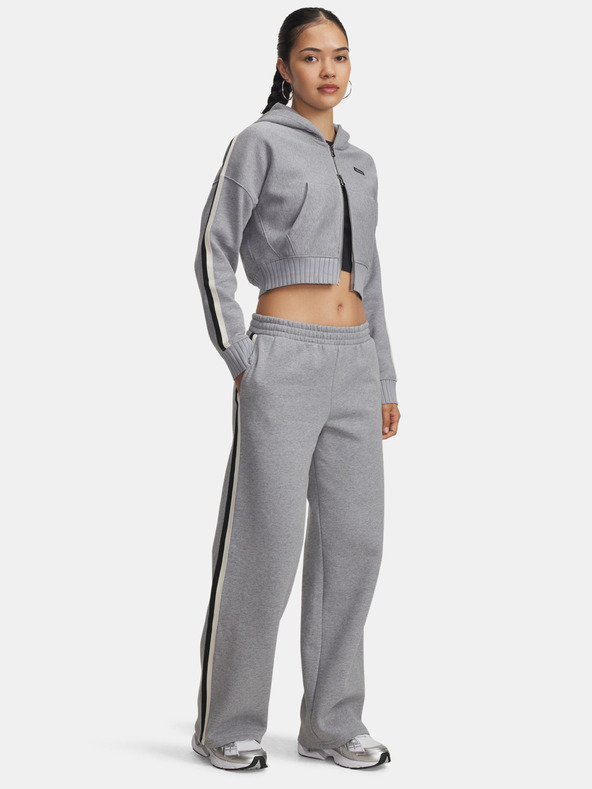 Under Armour Damen Sporthose Under Armour Icon HWT Flc Puddle Pant-GRY