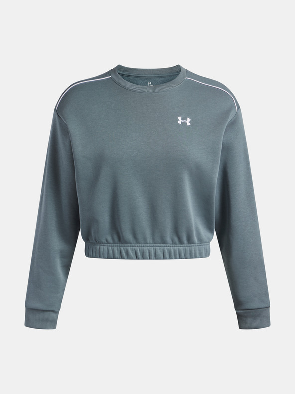 Under Armour Damen Hoodie Under Armour UA Rival Fleece Piped Crew-BLU