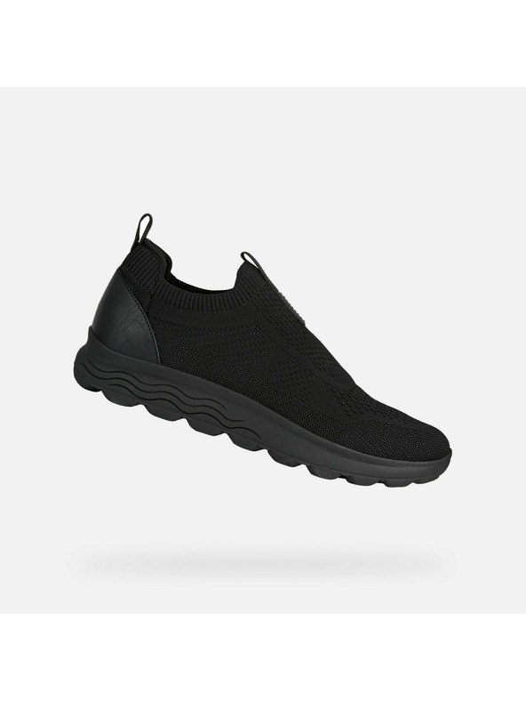 Geox Schwarze Herren-Turnschuhe Geox Spherica