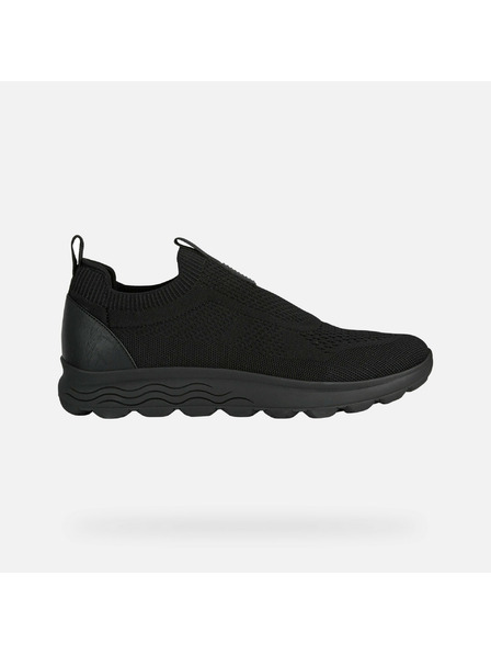 Geox Schwarze Herren-Turnschuhe Geox Spherica