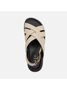Geox Cremefarbene Damen-Sandalen Geox Adelash