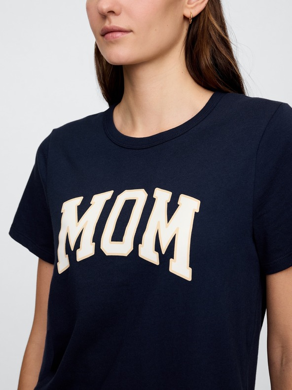 GAP Damen Baumwoll-T-Shirt MOM GAP